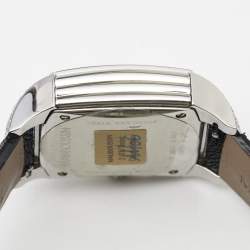 Pre Owned Mauboussin Mother Of Pearl Diamond Stainless Steel Stingray R.907 Women's Wristwatch 31 mm