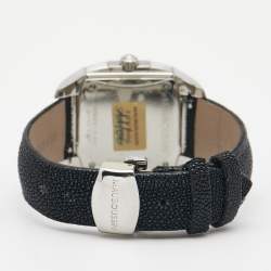 Pre Owned Mauboussin Mother Of Pearl Diamond Stainless Steel Stingray R.907 Women's Wristwatch 31 mm