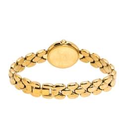 مملوكة مسبقًا ساعة يد نسائية موريس لاكروا 59608  مطلية ذهب أصفر مينا بيضاء 22 مم