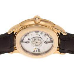 Maurice Lacroix Black 18K Yellow Gold Diamond Les Classiques Women's Wristwatch 30MM