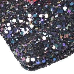 Mawi Multicolor Glitter with Acrylic Perspex Double Clutch