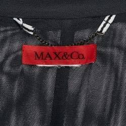 MAX & Co. Navy Blue Crepe Jacket M