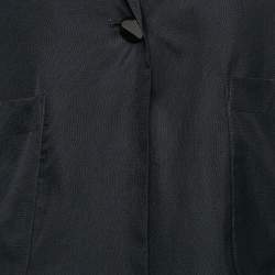 MAX & Co. Navy Blue Crepe Jacket M