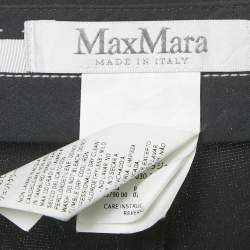 Max Mara Black Crepe Trousers M