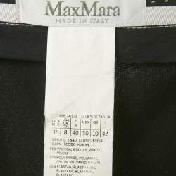 Max Mara Black Crepe Trousers M