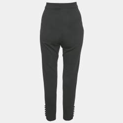 Max Mara Black Crepe Trousers M