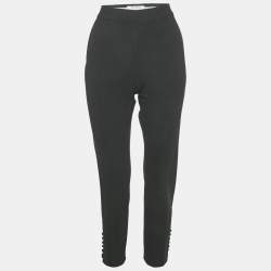 Max Mara Black Crepe Trousers M