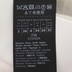 Pre Owned Max Mara White Crepe Palazzo Pant XS