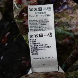 Pre Owned Max Mara Green Floral Printed Canneti Button Front Shirt S