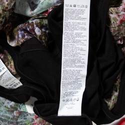 Pre Owned Max Mara Green Floral Printed Canneti Button Front Shirt S