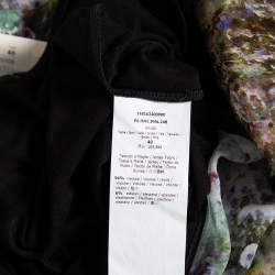 Pre Owned Max Mara Green Floral Printed Canneti Button Front Shirt S