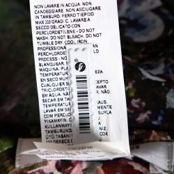 Pre Owned Max Mara Green Floral Printed Silk Canneti Pants S