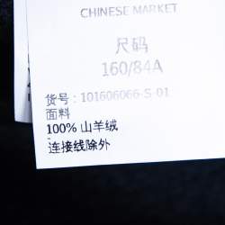 Pre Owned Max Mara Midnight Blue Cashmere Oboe Hooded Cape S