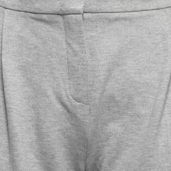 Max Mara Grey Jersey Wide Leg Pants L