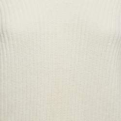 Max Mara White Cream Wool & Cashmere Knit Sweater S