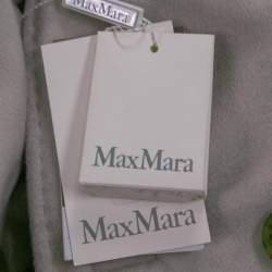 Max Mara Off White Wool & Cashmere Madame Icon Coat S
