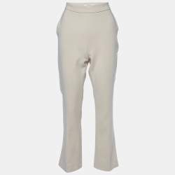 Max Mara Beige Wool Tailored Trousers M