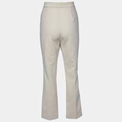 Max Mara Beige Wool Tailored Trousers M