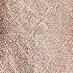 Max Mara Pink Lurex Jacquard Evening Gown S