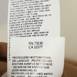 Max Mara Brown Double Breasted Trench Coat L