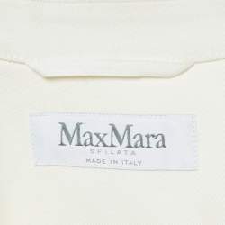 Max Mara Sfilata Off-White Cotton Shirt Jacket S
