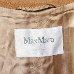 مملوكة مسبقًا Max Mara Sfilata Brown Camel Hair Long Coat L