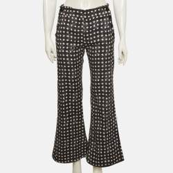 مملوكة مسبقًا بنطلون ماكس مارا سفيلاتا جينز أسود بطباعة نجوم واسع مقاس صغير (سمول)