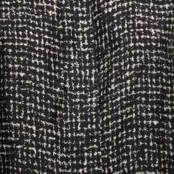Max Mara Sfilata Black Printed Silk Concealed Button Shirt S