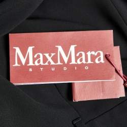 Max Mara Studio Black Crepe Salato Tailored Trousers XL