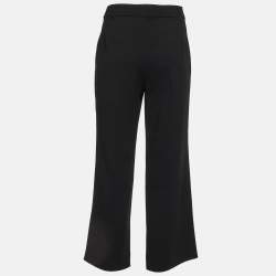 Max Mara Studio Black Crepe Salato Tailored Trousers XL