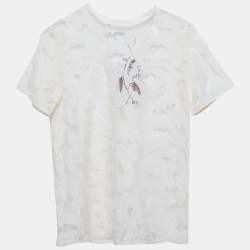 Max Mara Studio Cream Lace Sheer Top S
