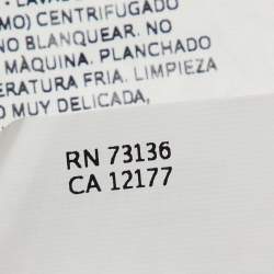 Pre Owned Max Mara Studio White Stretch Cotton Straight Fit Pants L/Waist 35.5"