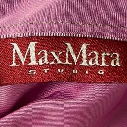 Max Mara Studio Brown Belted Trench Coat S