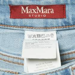 Max Mara Studio Blue Denim High Rise Zena Jeans M Waist 27"
