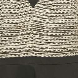 Pre Owned Max Mara Studio Black Cotton Sleeveless Short Dress M