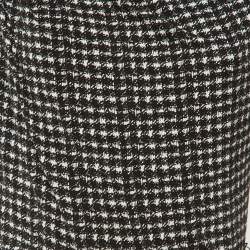 مملوكة مسبقًا Max Mara Studio Black Printed Jersey Midi Dress L