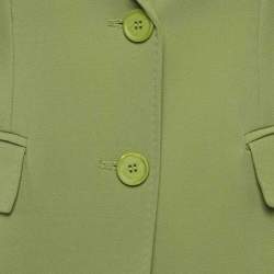 مملوكة مسبقًا جاكيت بليزر ماكس مارا ستوديو أخضر جباردين مقاس صغير