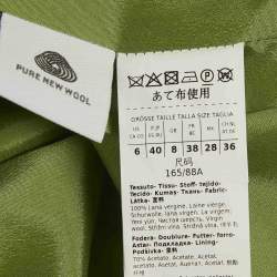 مملوكة مسبقًا جاكيت بليزر ماكس مارا ستوديو أخضر جباردين مقاس صغير