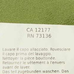 مملوكة مسبقًا جاكيت بليزر ماكس مارا ستوديو أخضر جباردين مقاس صغير