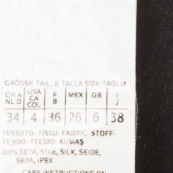 Pre Owned تنورة ماكس مارا استوديو كريب أسود بطيات مربعة ميدي مقاس صغير