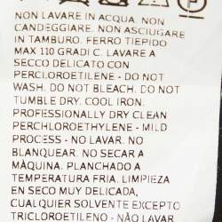 Pre Owned تنورة ماكس مارا استوديو كريب أسود بطيات مربعة ميدي مقاس صغير