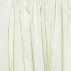 Max Mara Studio Light Green Cotton & Silk Mini Skirt S