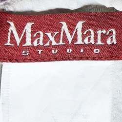 Max Mara Studio Multicolor Floral Printed Silk Short Dress L