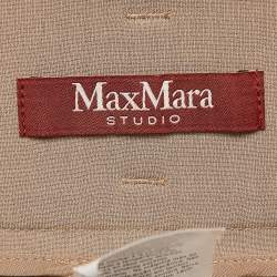 Max Mara Studio Brown Crepe Trousers M
