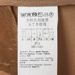 Max Mara Studio Brown Crepe Trousers M