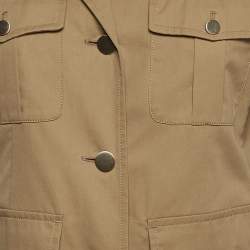 Pre Owned Max Mara Brown Cotton Jacket S
