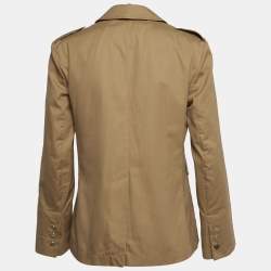 Pre Owned Max Mara Brown Cotton Jacket S