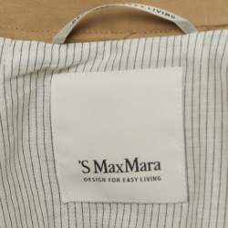 Pre Owned Max Mara Brown Cotton Jacket S
