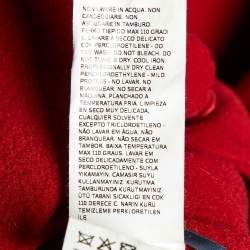 Max Mara Red Virgin Wool Mid-Length Coat S