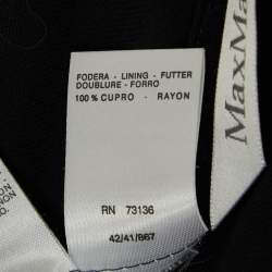 Max Mara Navy Blue Virgin Wool Blazer M